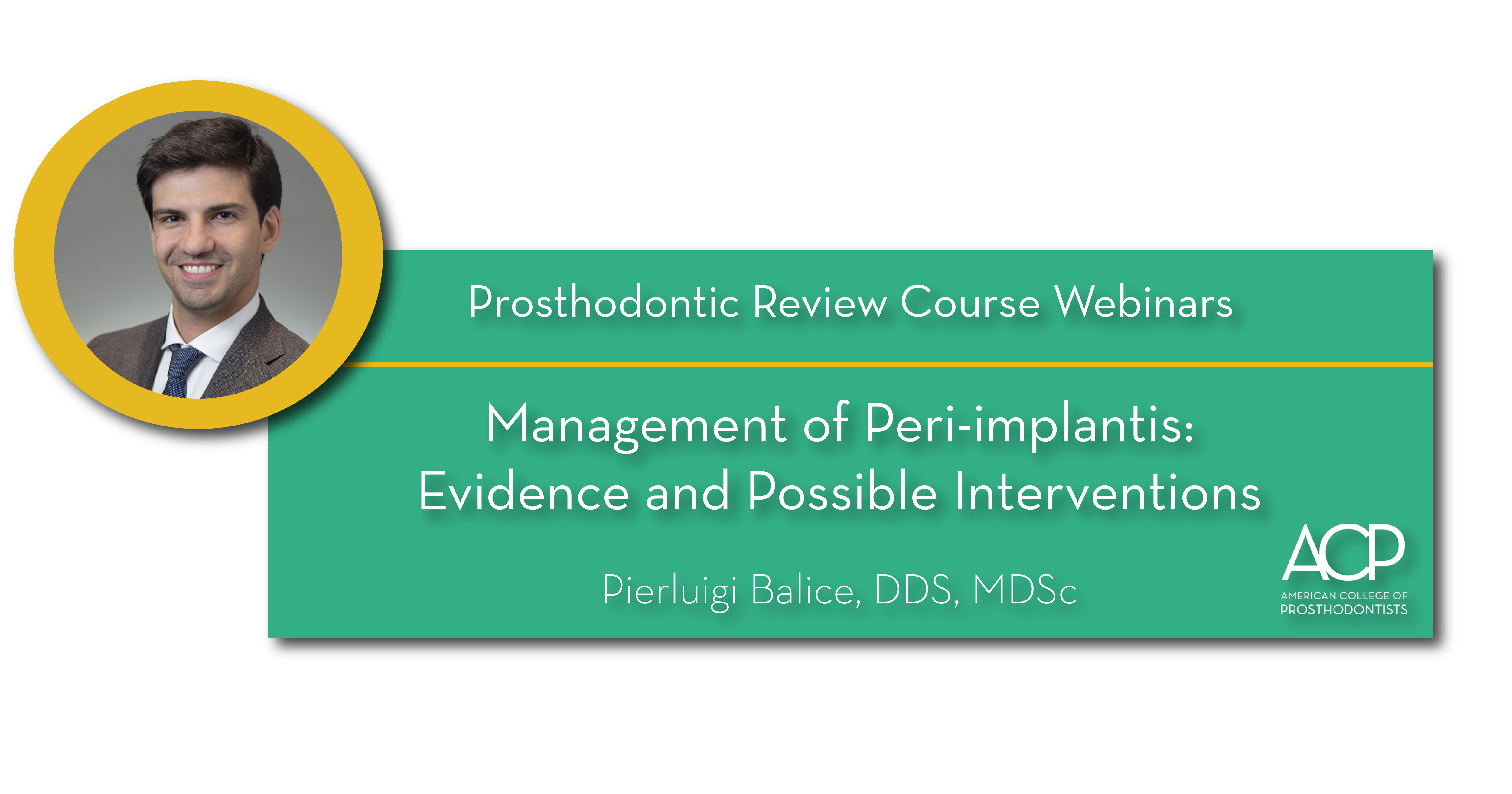 Prosthodontic Review Course Webinar